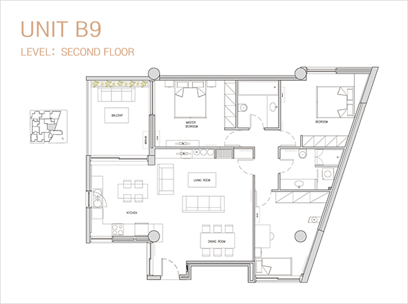 UNIT A5. LEVEL: FIRST FLOOR
